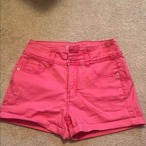 Pink Jean Shorts